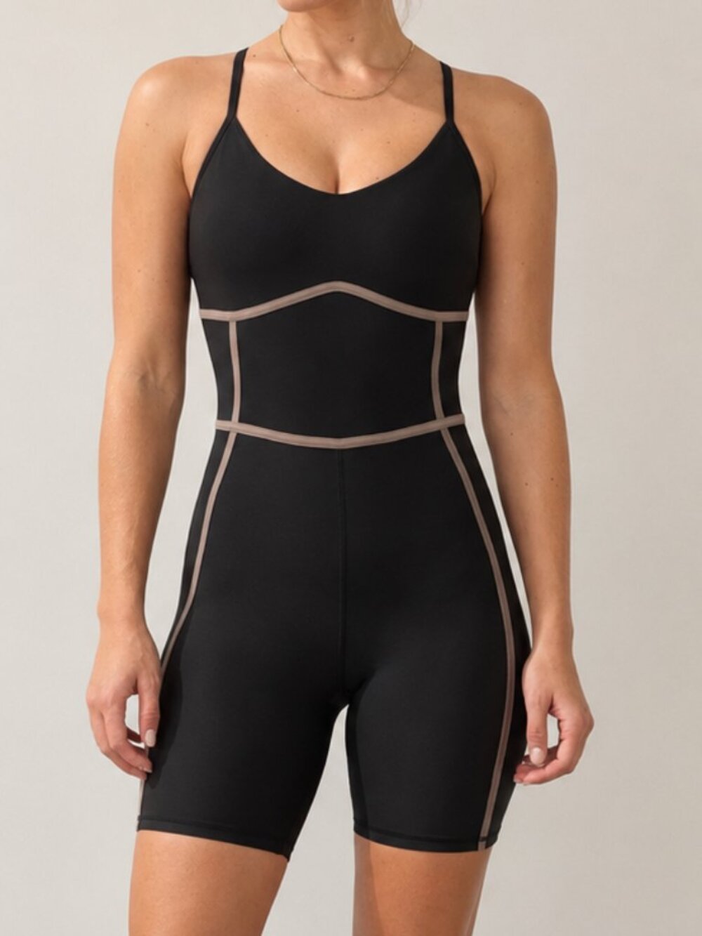 Abercrombie & Fitch YPB Sculpt Lux Onesie Romper NWT